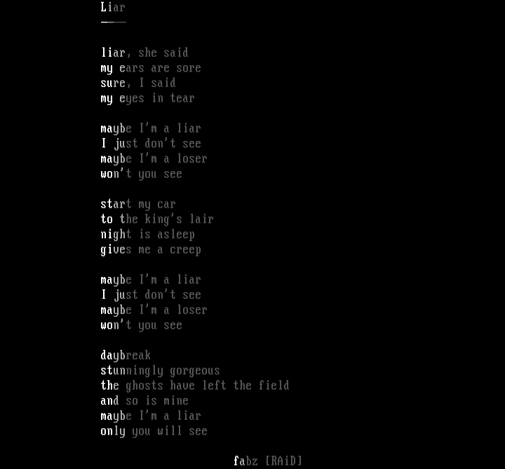 Liar by Fab One