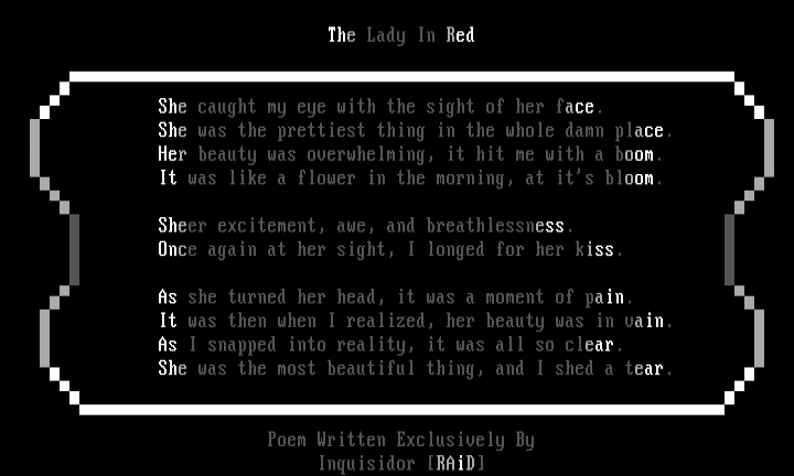 The Lady In Red by Inquisidor