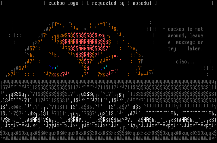 Not Available Screen by cuckoo