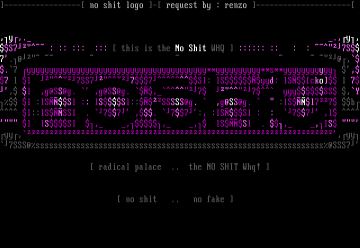 no shit logo by cuckoo