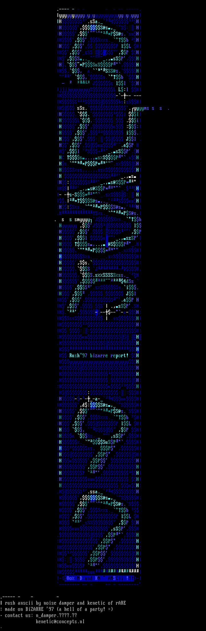 rush by nd & kn