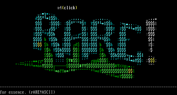 rare!ascii promo by natureboy