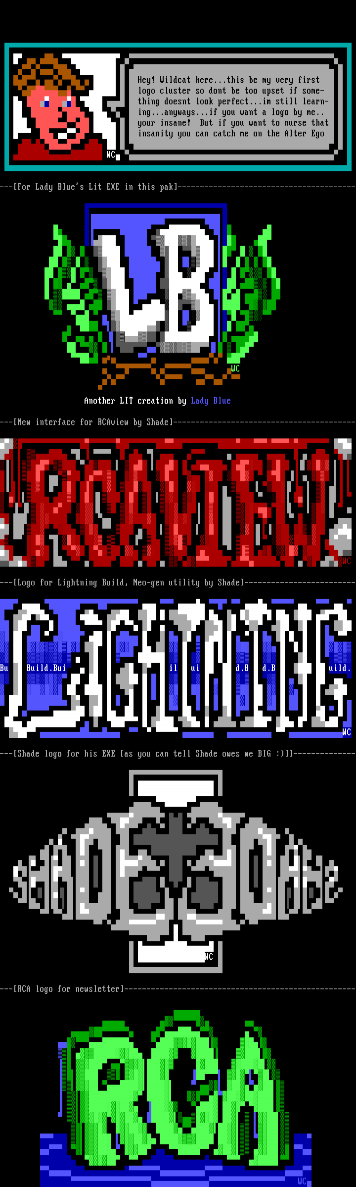 Logos! Get your Logos! by Wildcat