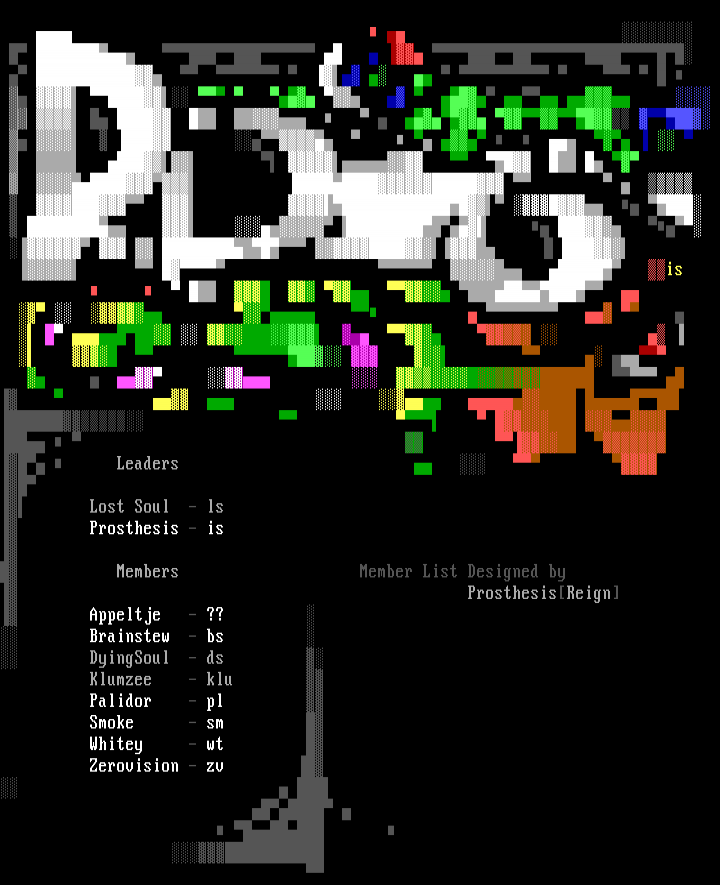 Reign Memberlist 11/98 by Prosthesis