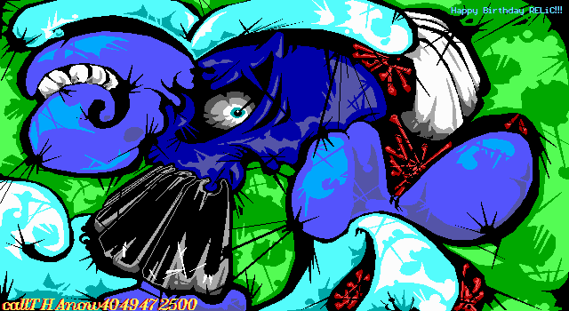 Happy b-day relic! by Gwar