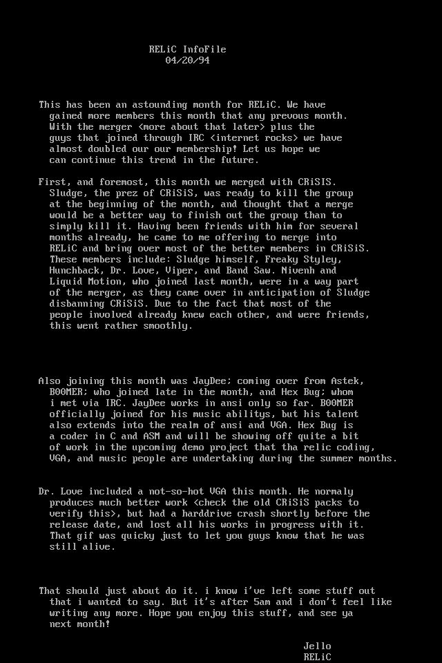 RELiC Info File by Who Cares?!?