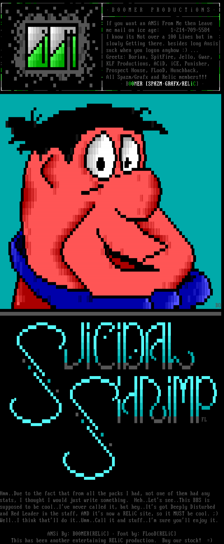 Suicidal Shrimp by B00MER