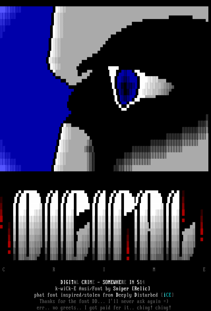 Digital Crime by Sniper
