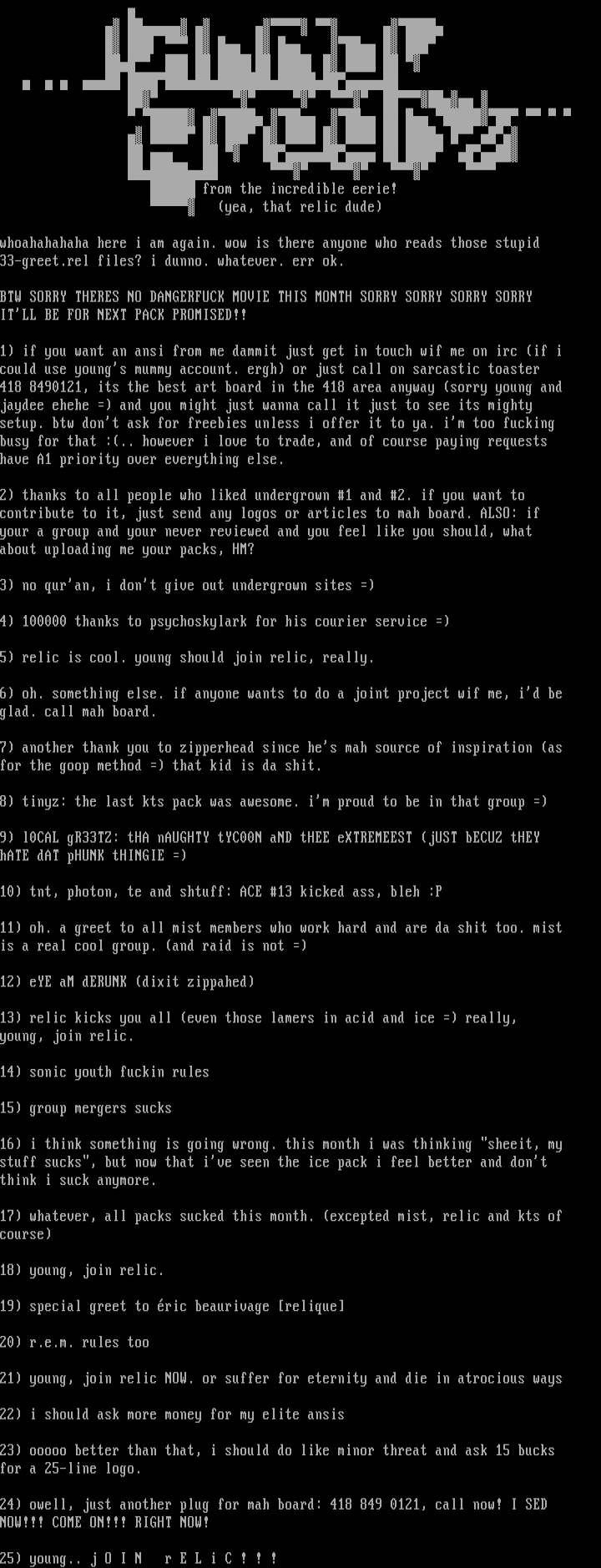 another lame greet file from.. by Eerie