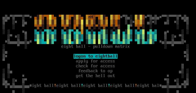 Eight Ball Matrix by Zipperhead