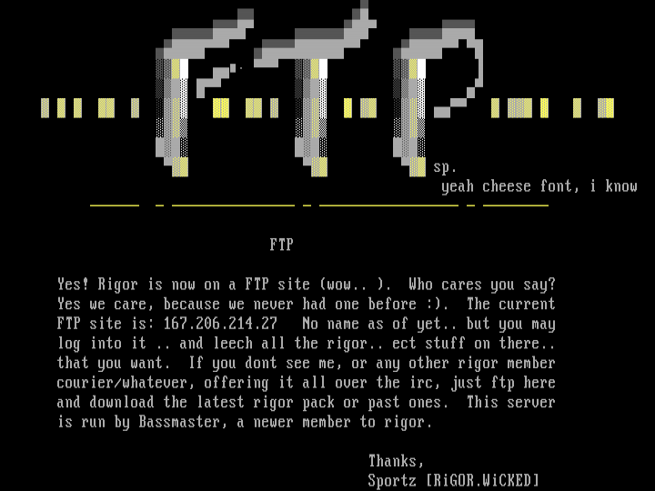 RiGOR FTP SITE!