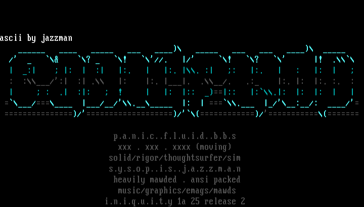 Panic Fluid by Jazzman