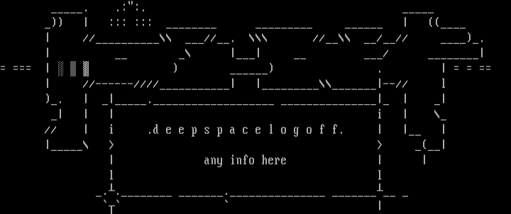 deep space logoff by {YBERPUNCh