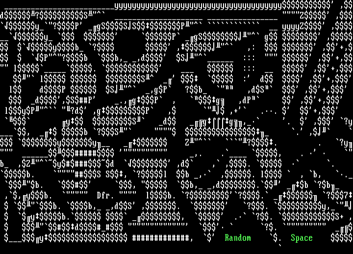 random space by deflector