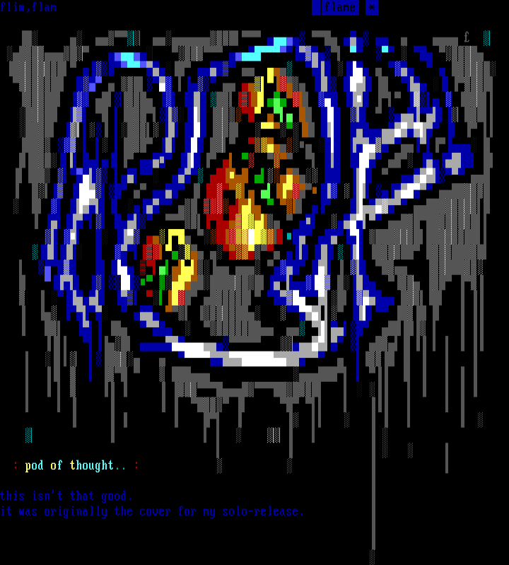pod of thought. think. by flame