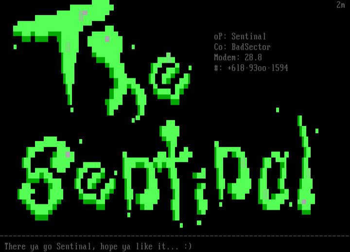 The Sentinal BBS by 2much4u