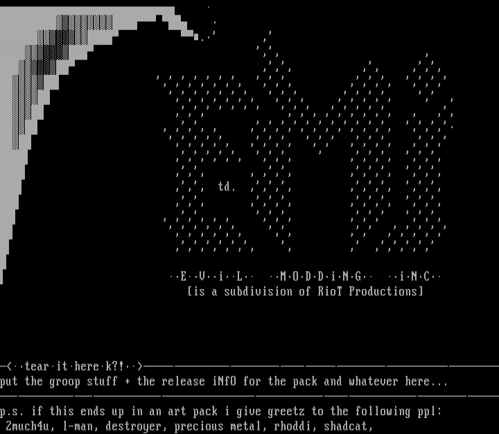 EMi .nfo file header by thE diRECtOR
