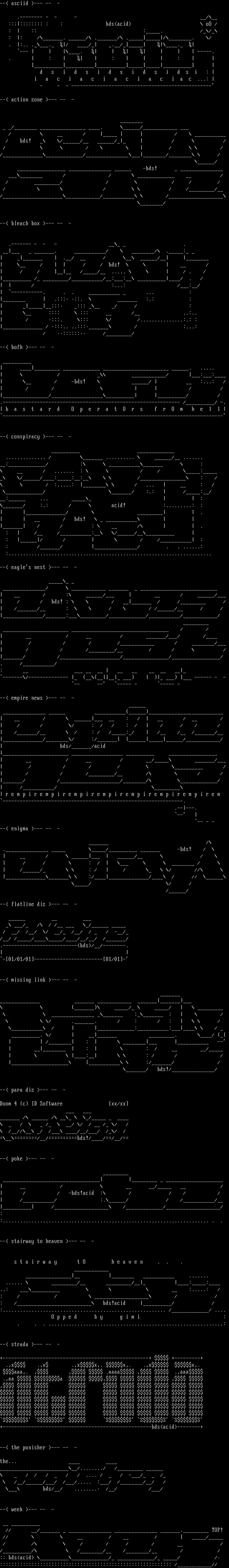 Ascii Collection by Bad Spirit