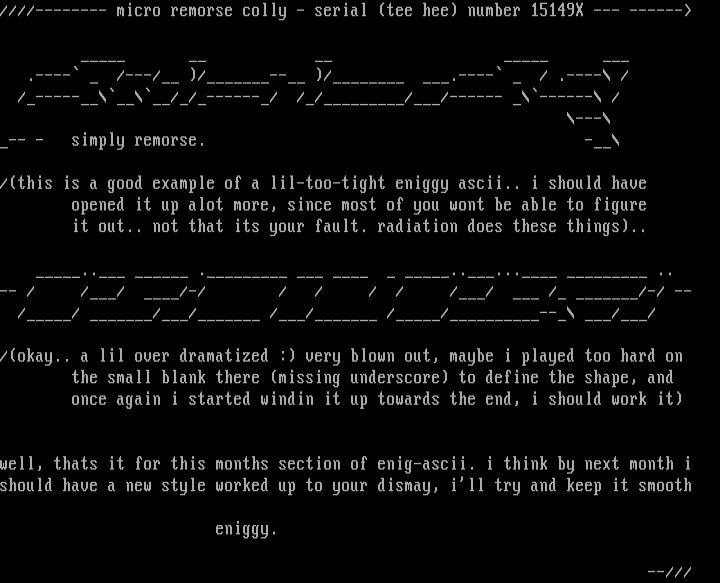 Remorse by Enigmatic