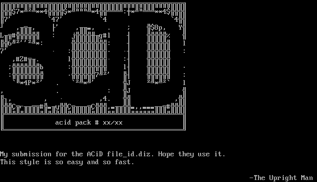 ACiD File_ID by The Upright Man