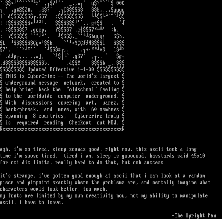 CyberCrime International by The Upright Man