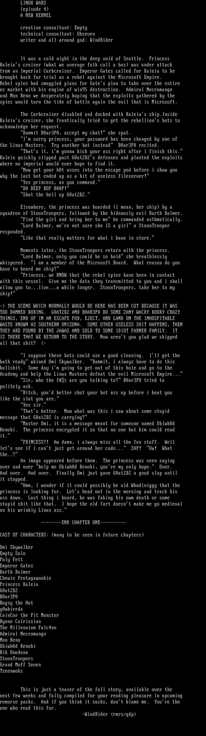 Linux Wars by WindRider