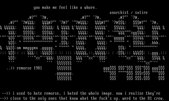 Remorse Promotional by Anarchist