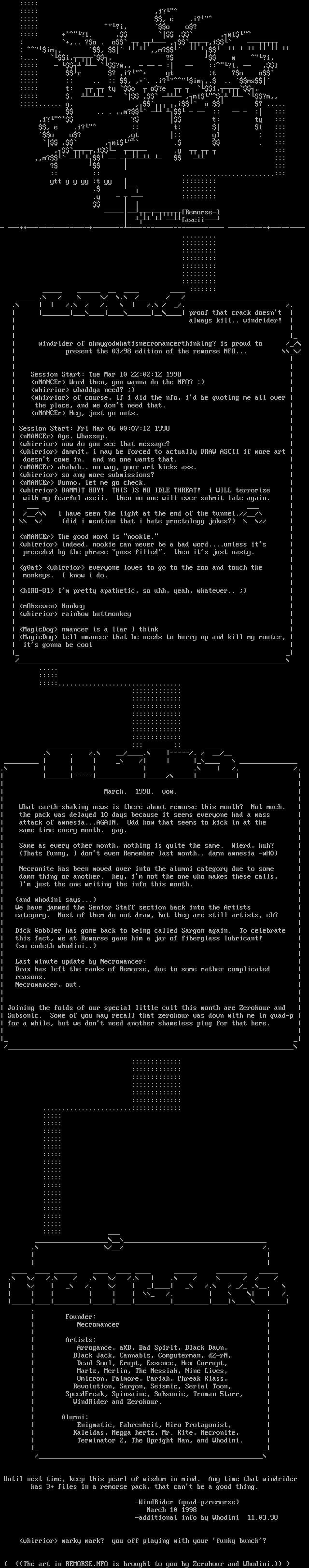 R E M O R S E I N F O P A C K 2 2 by Group
