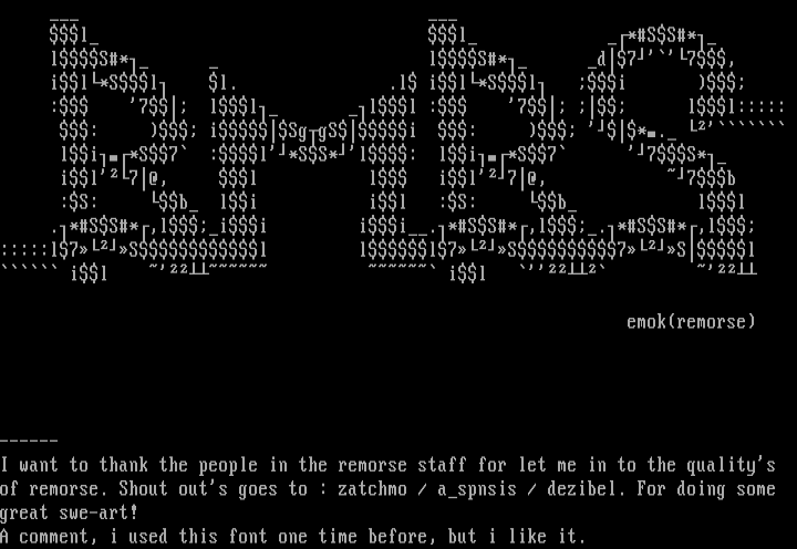 Remorse 1981 by emok