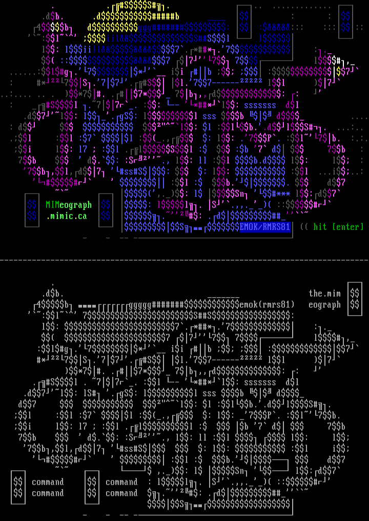 mimeograph menu by emok