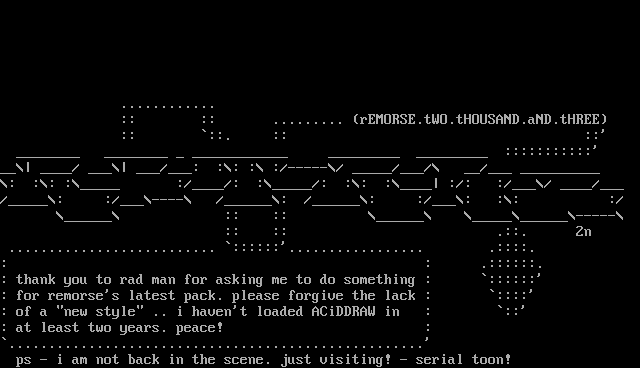 Remorse 2003 by Serial Toon