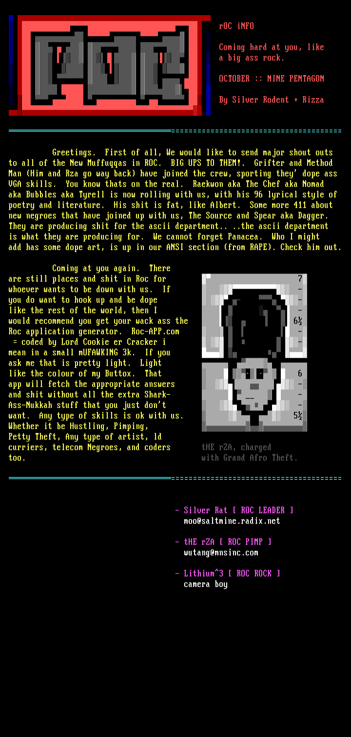 ROC Newsletter by Rulers of Chaos