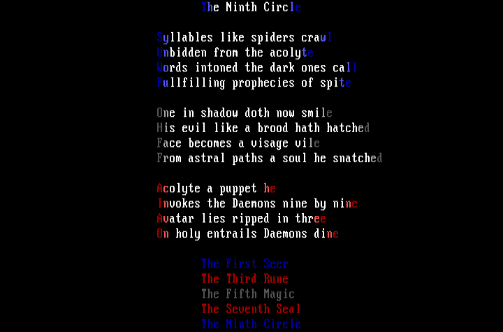 The Ninth Circle by Marduuk