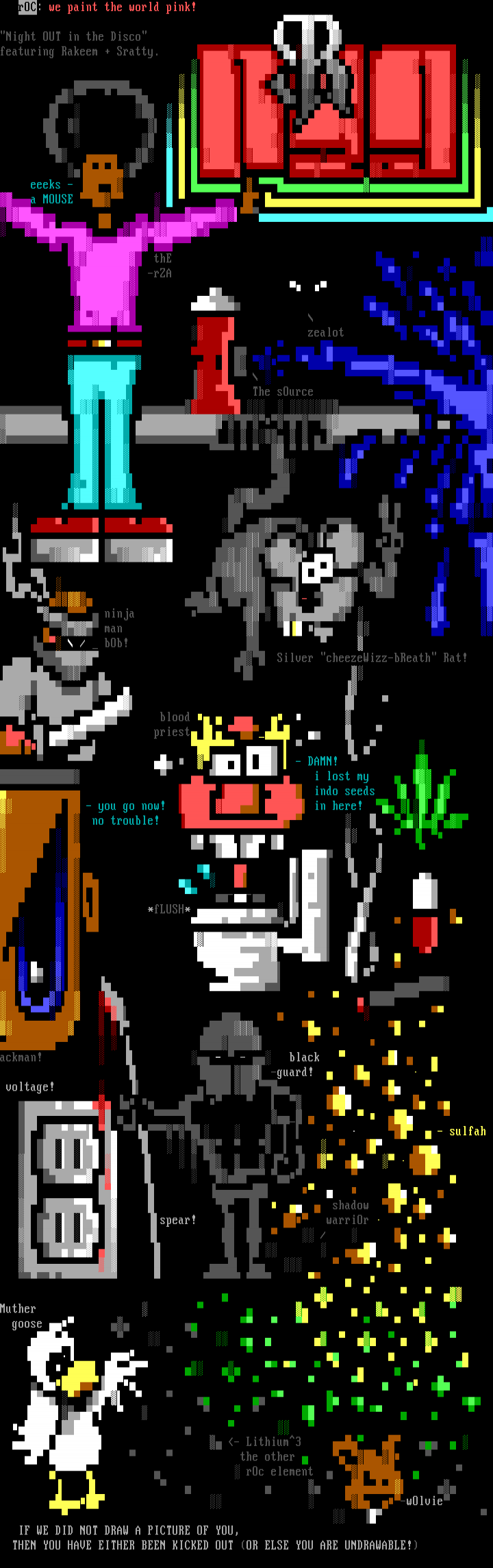 ROC Illustrated Memberlist! by Rulers of Chaos
