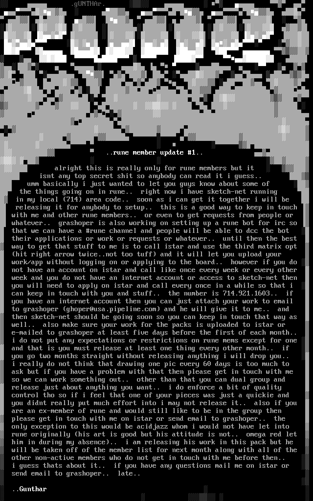 rune members update #01 by gunthar