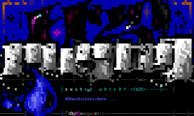 rusted water promotional by omega red