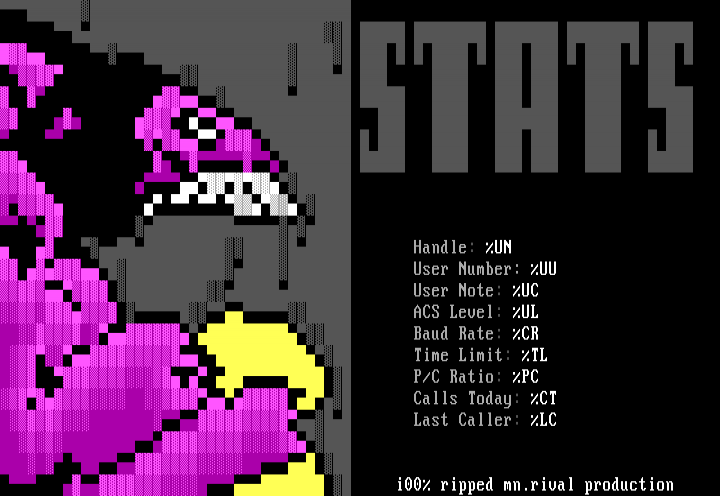 Stats Screen by Merlin