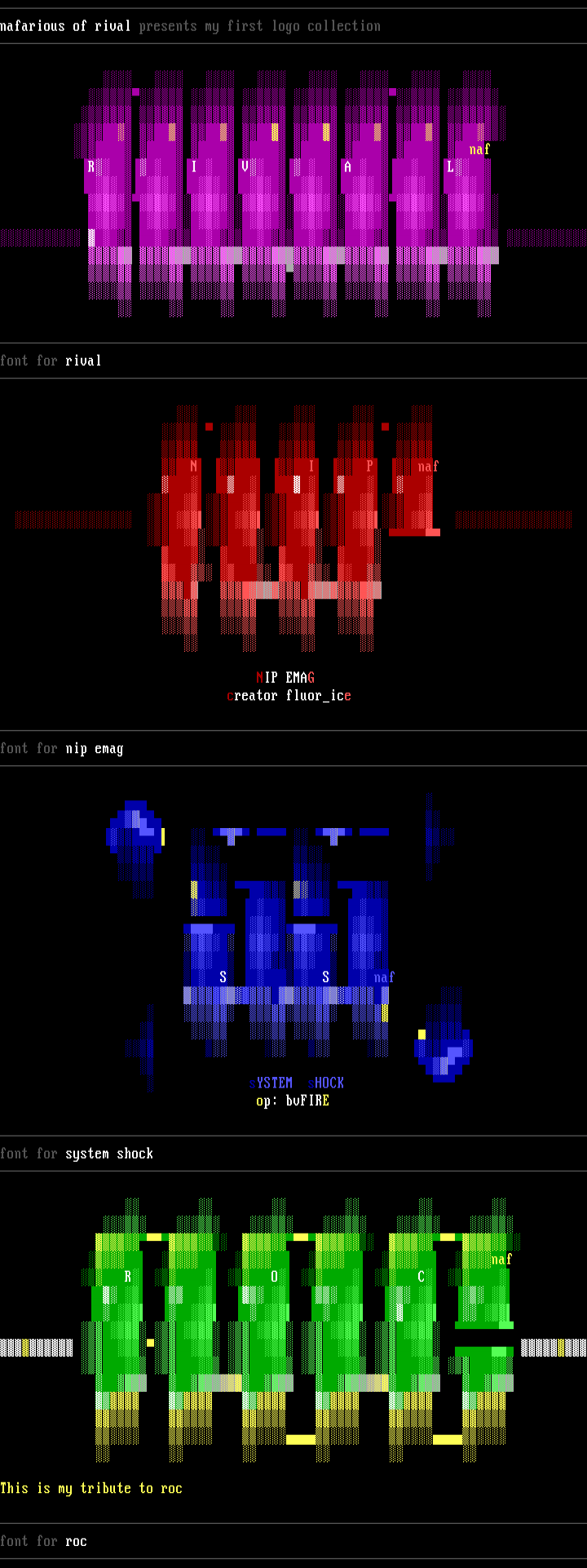 Nafarious's Logo Colly #1 by Nafarious