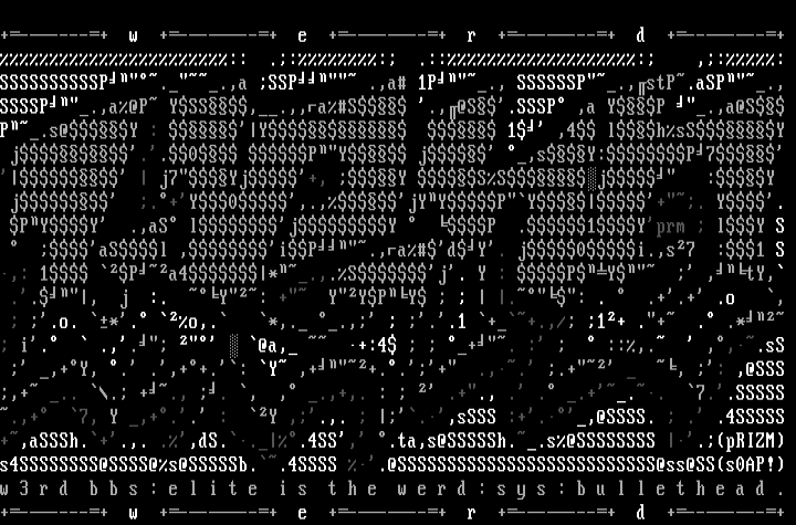 werd (bbs) by Prism