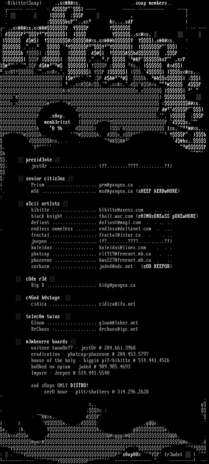 august sons of ascii prophets mems by s0ap