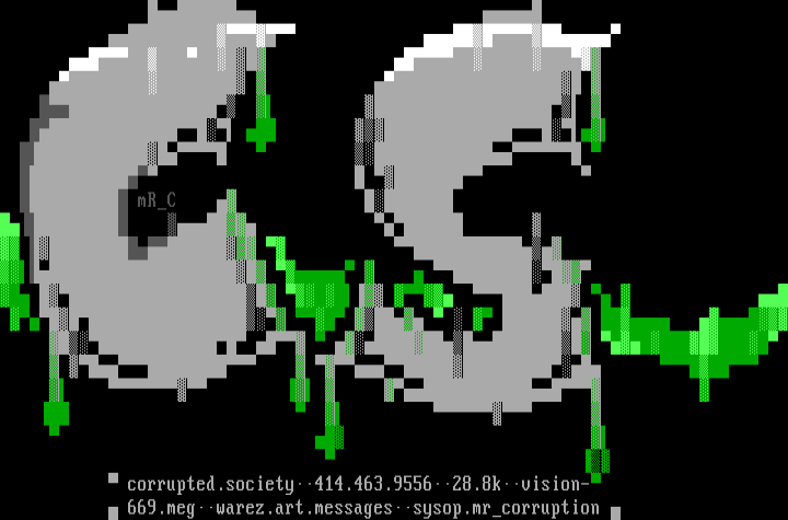 corrupted society font by mr. corruption