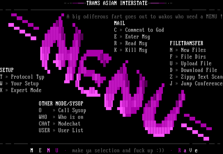 Menu by RaVe