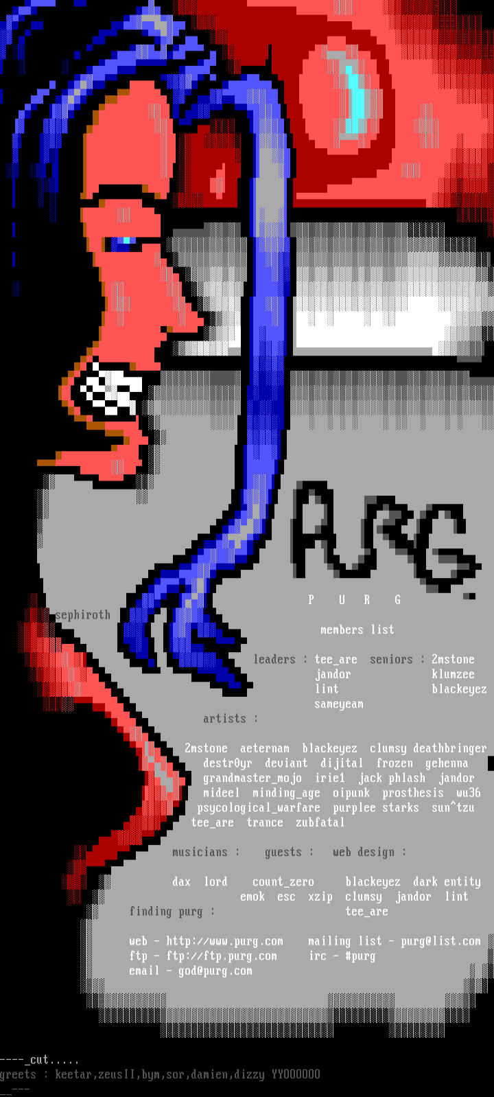 purg memberslist by sephiroth