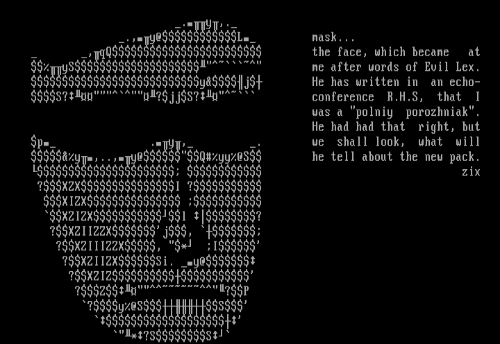 mask/face by zix