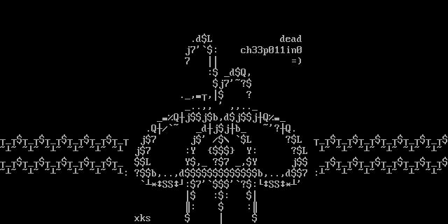 dead ch33p011in0 by xkeys