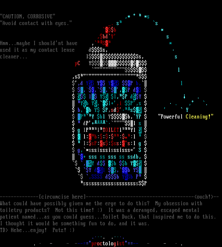 The ultimate cleaner by Proctologist