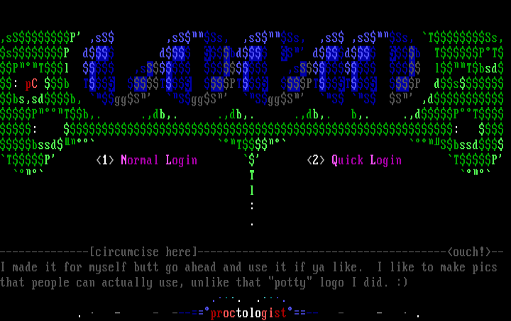Login by Proctologist