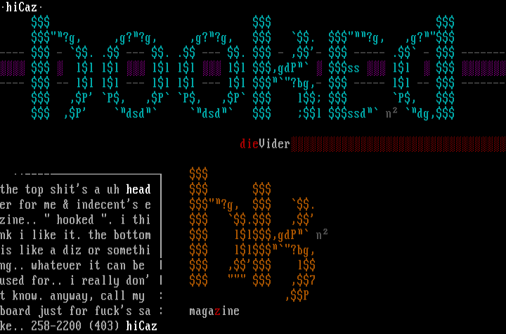 hooked mag. number one. by kriminal