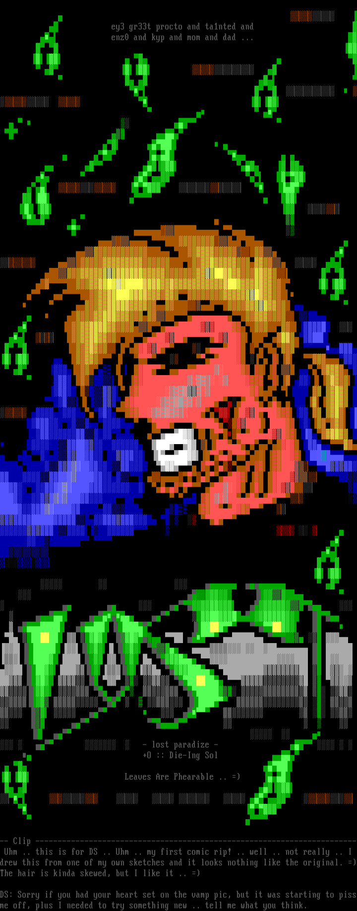 lost paradize promotional art by scrye