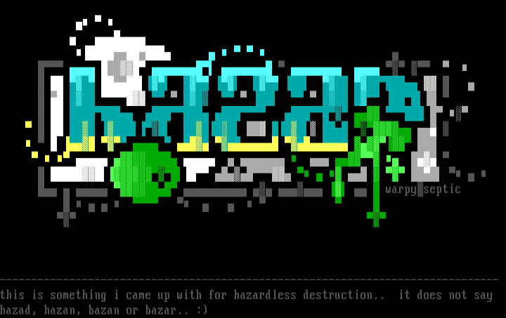 hazardless destruction logo by warpus